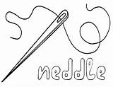 Needle Coloring Pages sketch template