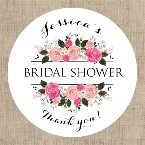 bridal shower stickers custom bridal shower labels