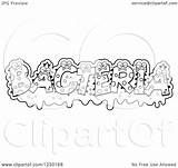 Bacteria Coloring Word Clipart Slimy Monsters Forming Pages Illustration Royalty Vector Designlooter Clip 1024px 1080 33kb sketch template