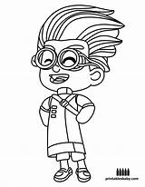 Pj Masks Coloring Pages Colour Getdrawings Printable sketch template