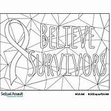 Coloring Saam Sexual Awareness Assault Version Survivors Believe Nsvrc Violence Two Campaign Created States sketch template