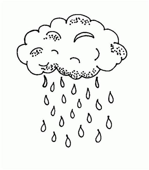 raindrops coloring page coloring home