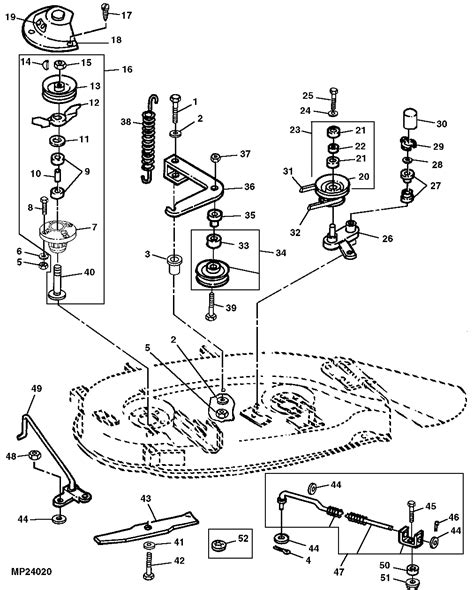 lx mower deck belt diagram