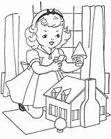 Dollhouse Coloring Pages Inside Template sketch template