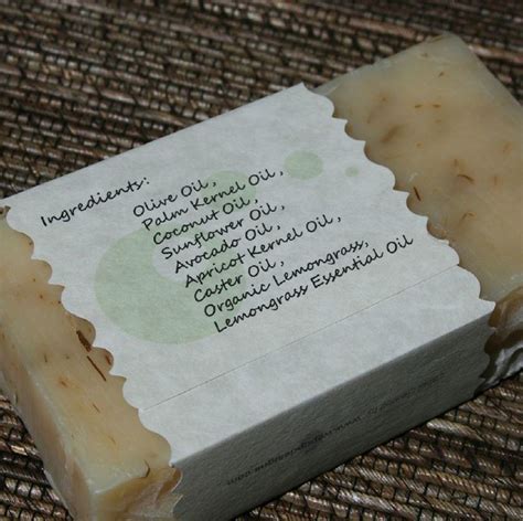 natural soap label  side listing ingredients  flickr