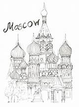 Russie Kidspressmagazine Moscou Basils Russe Colorier sketch template