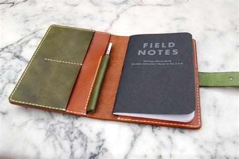 field notes leather cover leather journal field notes cover