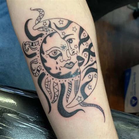 top 35 best sun and moon tattoos [2020 inspiration guide]