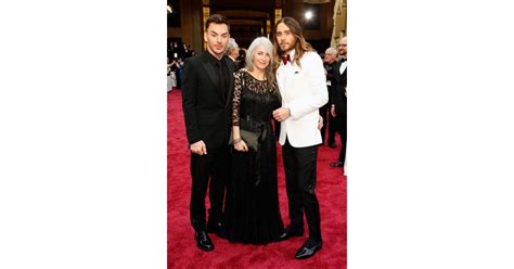 Jared Leto Celebrities Take Their Moms To The Oscars