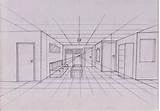 Perspektif Titik Teknik Menggambar Ruangan Satu Rupa Dua Dalam Perkembangannya sketch template