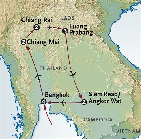 southeast asia vacation thailand laos cambodia