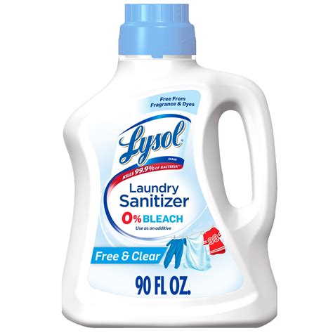 lysol laundry sanitizer  clear  oz eliminates odors