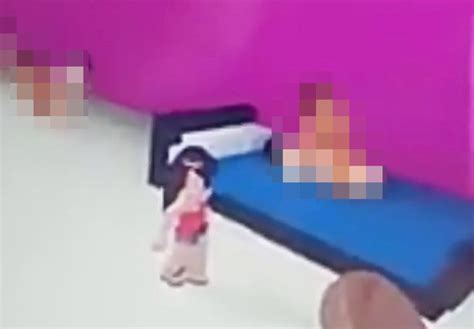 mum shocked after her six year old daughter stumbles into a sex room while playing popular