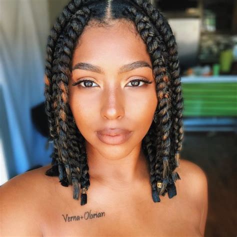 50 beautiful jumbo box braids ideas for 2024 thrivenaija