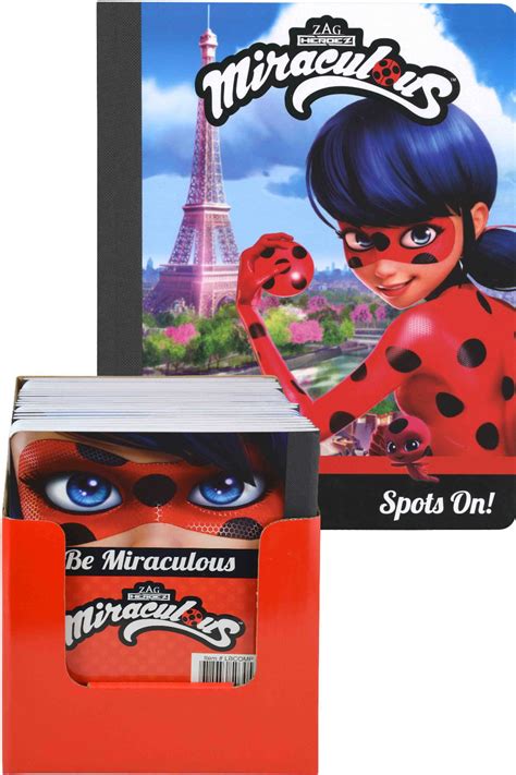 miraculous ladybug  sheet composition book assorted case pack