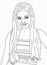 Coloring Pages Ariana Grande Celebrity Victorious Taylor Swift Print Book Colouring Drawing Printable Color Cast Getcolorings Getdrawings Popular Coloringhome Chelsea sketch template