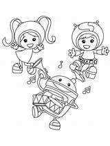 Umizoomi Coloring Pages Kids Print Color sketch template