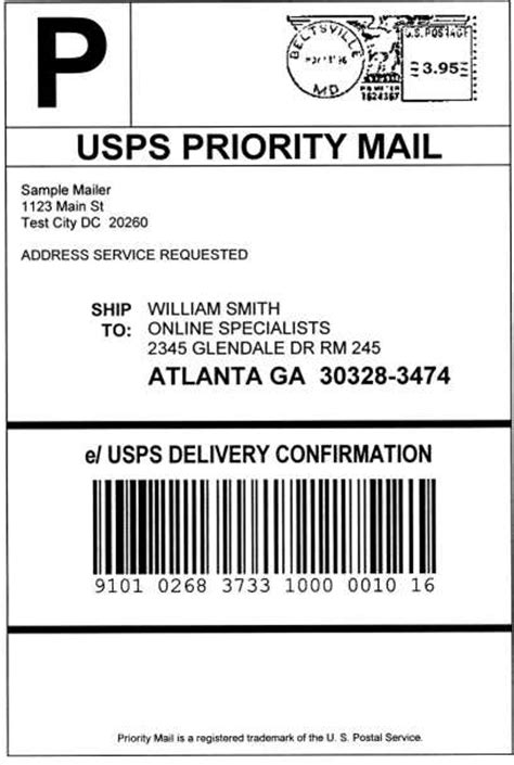 usps  postage labels