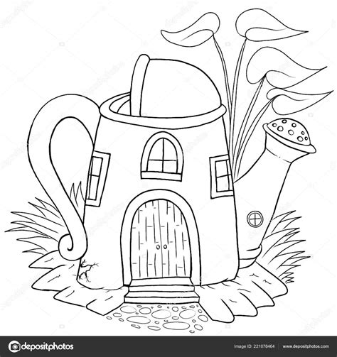 loudlyeccentric  fairy tree house coloring pages