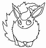 Flareon Pyroli Flamara Fargelegge Kleurplaten Ausmalen Zeichnungen Pokémon Tegninger Jolteon Pikachu sketch template