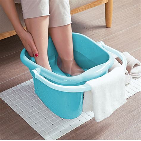 foot detox massage spa bucket abs basin foot tub soak  feet toe