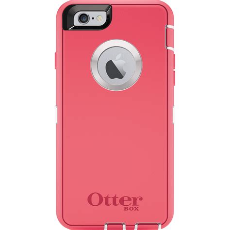 otterbox defender series case  iphone  neon rose