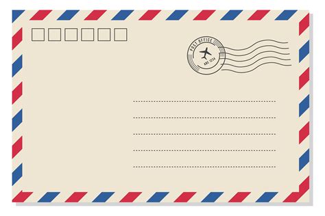 international mail letter template air graphic  onyxproj creative