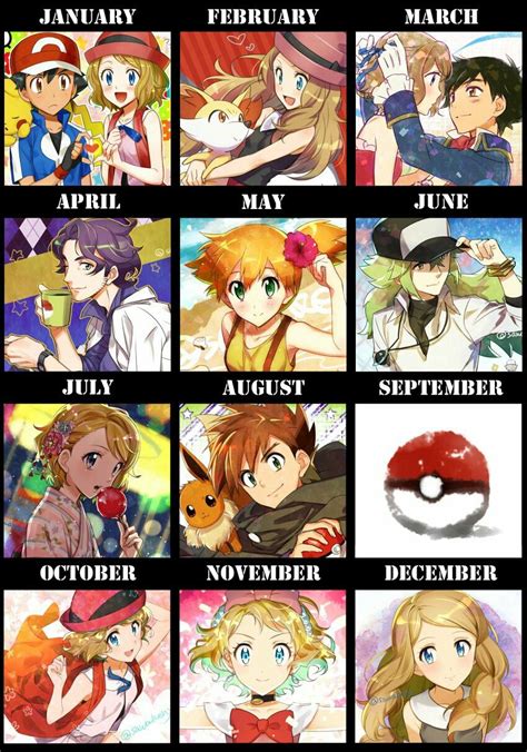 i can totally ship ash and serena pokemon pinterest mois de l année