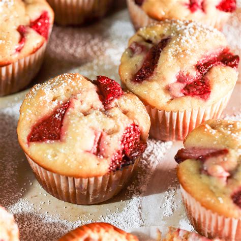 roasted strawberry muffins recipe tartistrycom desserts