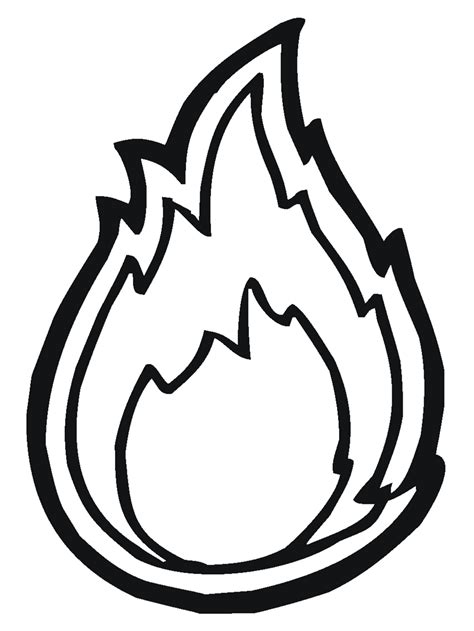 flames coloring pages coloring home