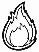 Template Flame Fire Holy Spirit Library Clip Tongues Clipart sketch template