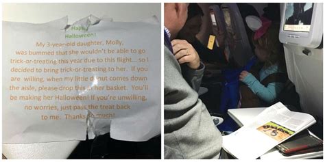 Dad Surprises Daughter On Airplane Dad Gives Daughter Halloween On