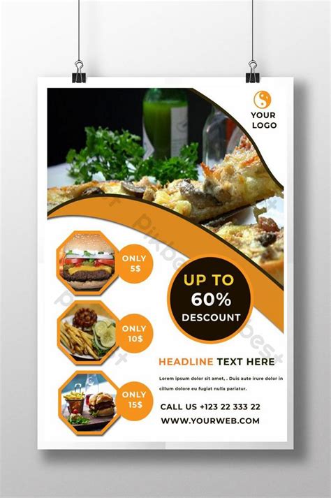 food promotional poster psd   pikbest