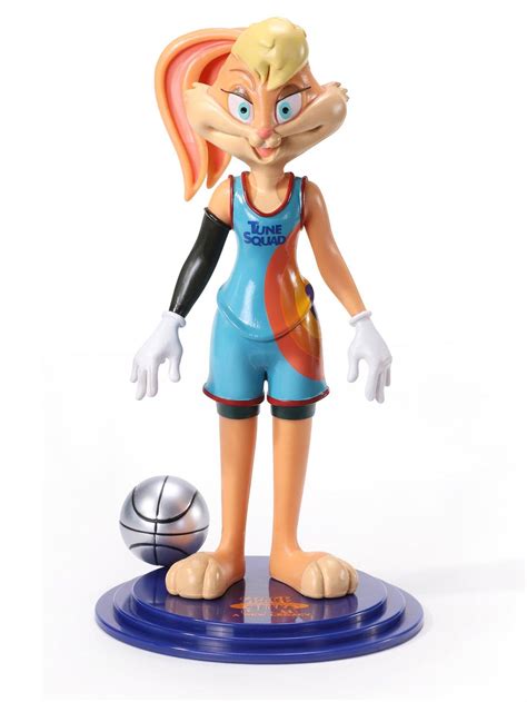 the noble collection space jam a new legacy lola bunny bendyfigs figure