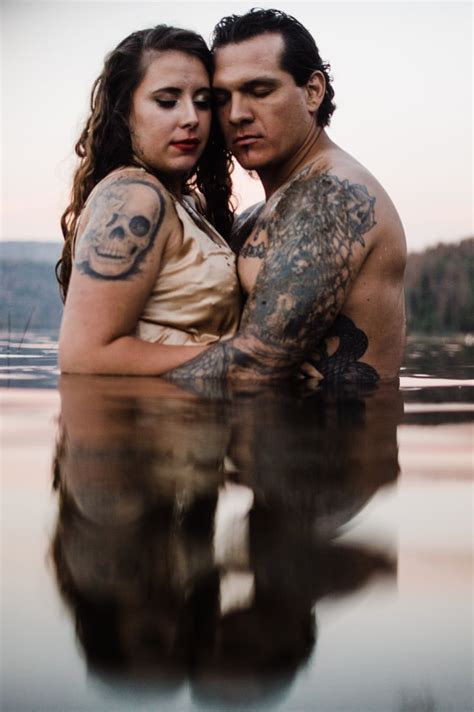 Couple S Lake Boudoir Shoot Popsugar Love And Sex Photo 9