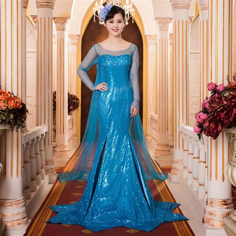 Pleasure Of Cosplay Elsa The Snow Queen Cosplay Dress