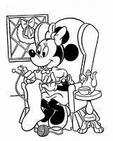 Minnie Coloring Mouse Christmas Disney Pages Printable Printables sketch template