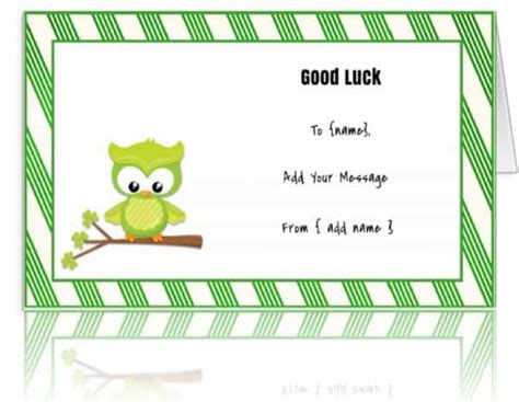good luck cards  greeting cards