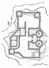 Fortress Friday Temple Dungeon Cartography Isometric sketch template
