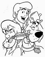 Scooby Doo Coloring Pages Printable Color Kids Shaggy Printables Horror Hotdog 646d Wants Colouring Sheets Print Book Characters Children Gif sketch template