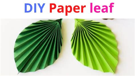 paper leaf diy paper leaf paper leaf paper crafts