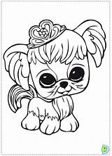 Coloring Pet Shop Littlest Pages Lps Print Dog Printable Crown Fox Poodle Toy Book Getcolorings Color Colouring Dinokids Shops Creative sketch template