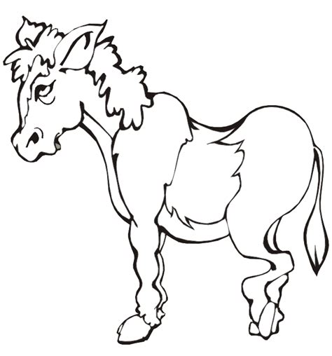 donkey coloring page   donkey coloring page png