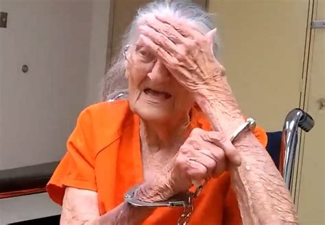 93 year old woman handcuffed and jailed after refusing to leave her