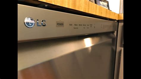 lg ldfst dishwasher review youtube