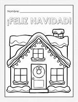 Coloring Navidad Pages Spanish Christmas Hojas Colorear Preview sketch template