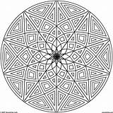Cool Geometric Coloring Pages Getcolorings sketch template