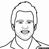 Coloring Carrey Jim Actor Pages Famous sketch template