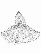 Cantik Puteri Kanak Mewarna Sebanyak Perempuan sketch template