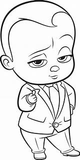 Baby Coloring Pages Boss Disney Printable Cartoon Sheets Drawing Choose Board sketch template